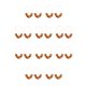 thumbnail image 2 of Pendientes Sonducket en forma de U con estampado de leopardo acrílico, 2 of 6
