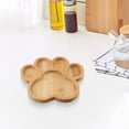 thumbnail image 2 of Wooden Serving Tray Snack Plate, Natural Wood Food Tray Cheese Dessert Serving Board, Decorative Kitchen Tray Organizer, Appetizer Fruit Display Plate Durable Reusable Tableware, 2 of 7