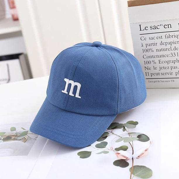 Gorra de béisbol con letras bordadas para niño y niña, gorro para el sol con visera, para primavera y verano