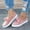 Pink, variant on Platform Sneakers for Women - Comfortable Slip On Shoes with Bow Pink