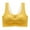 Yellow, variant on Loopsun Womens Bras Plus Size, Bras for Women, Woman's Solid Gathered Together Large Size Daily Bra Underwear No Rims Gray XL