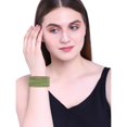 thumbnail image 3 of Efulgenz Indian Bangle Set Plain Velvet Bangles with Oxidized Metal Ball Bangle Bracelet Bohemian Bracelet Metal Bangle Set Statement Fashion Jewelry for Women (26 Pcs), 3 of 6