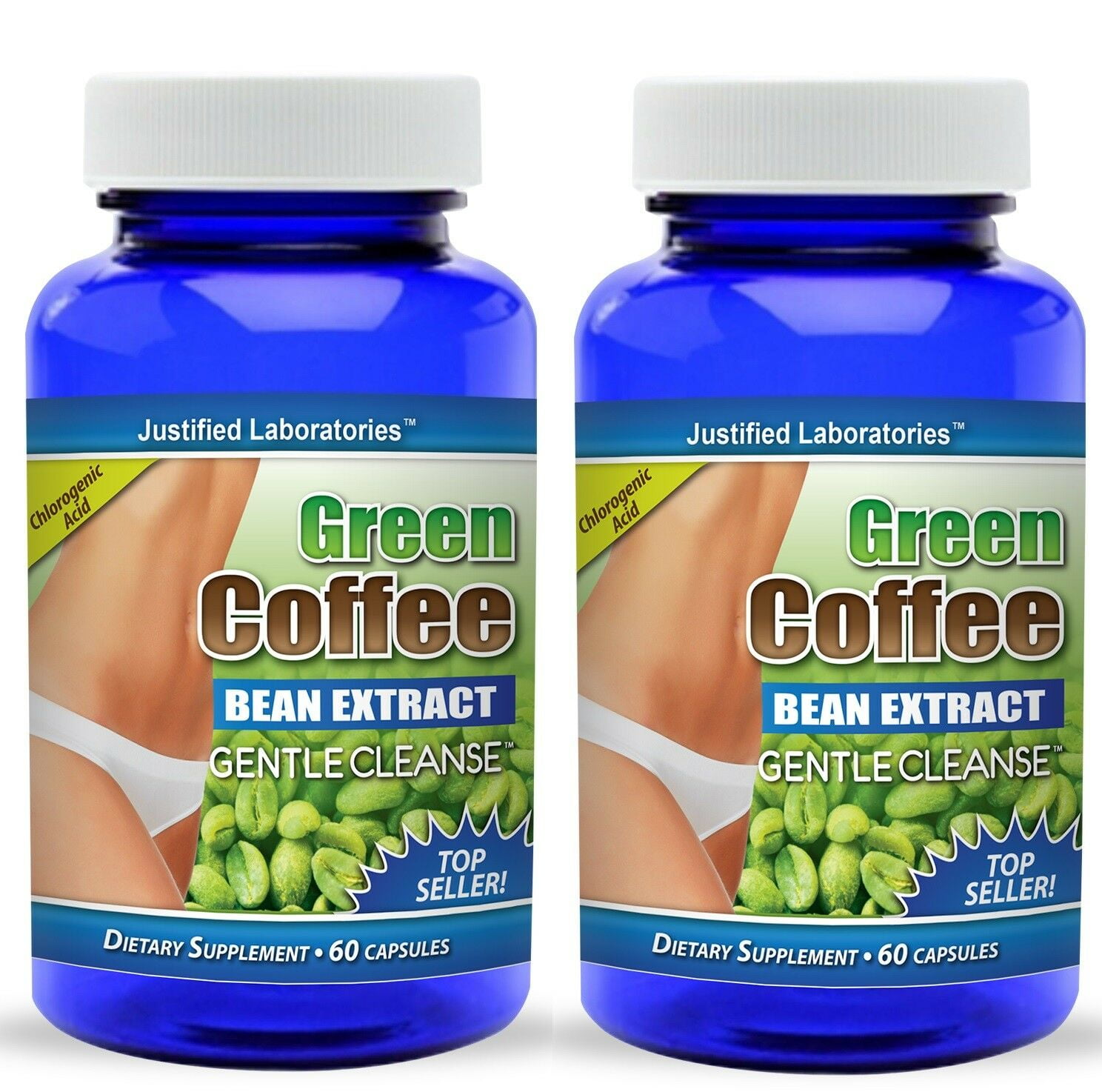 Pure Green Coffee Bean Extract Cleanse Diet Weight Loss Detox 120 Pills