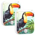 thumbnail image 2 of Bird Leaves Parrot Night Lights Plug into Wall LED with Auto Light Sensor Warm Light for Kids Hallway Bedroom Living Room Kitchen Bathroom Set of 2, 2 of 7