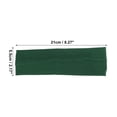 thumbnail image 4 of Uds. Diademas, bandas para el sudor, diadema elástica que absorbe la humedad, para deportes, algodón, verde, 4 of 7