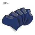 thumbnail image 3 of Unique Bargains Protection Sleeve Visible Window Golf Club Iron Head Covers Dark Blue 10 Pack, 3 of 5