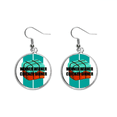 thumbnail image 1 of Winner Winner Chicken Winner Ear Dangle Silver Drop Earring Jewelry Woman, 1 of 3
