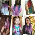thumbnail image 4 of 24Inch Jumbo Synthetic Braiding Hair Extension Diy Braids Hair For Women,1Pcs, 4 of 13