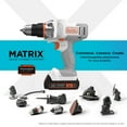 thumbnail image 6 of BLACK+DECKER 20V MAX* Matrix Cordless Combo Kit, 6-Tool, White And Orange, (BDCDMT1206KITWC), 6 of 72