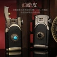 thumbnail image 2 of Kerosene lighter, Top Metal Pocket Lighter Daily Use, Sold Without Fuel.,SKU01017-红古铜拉丝, 2 of 8