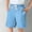 Blue, variant on Fesfesfes Boys Casual Elastic Waist Drawstring Shorts with Pockets,Solid Color Summer Playwear for Active Children(Gray,9 Years)