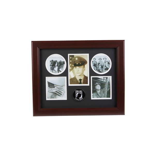 Allied Frame US POW/MIA Medallion 5 Picture Collage Frame