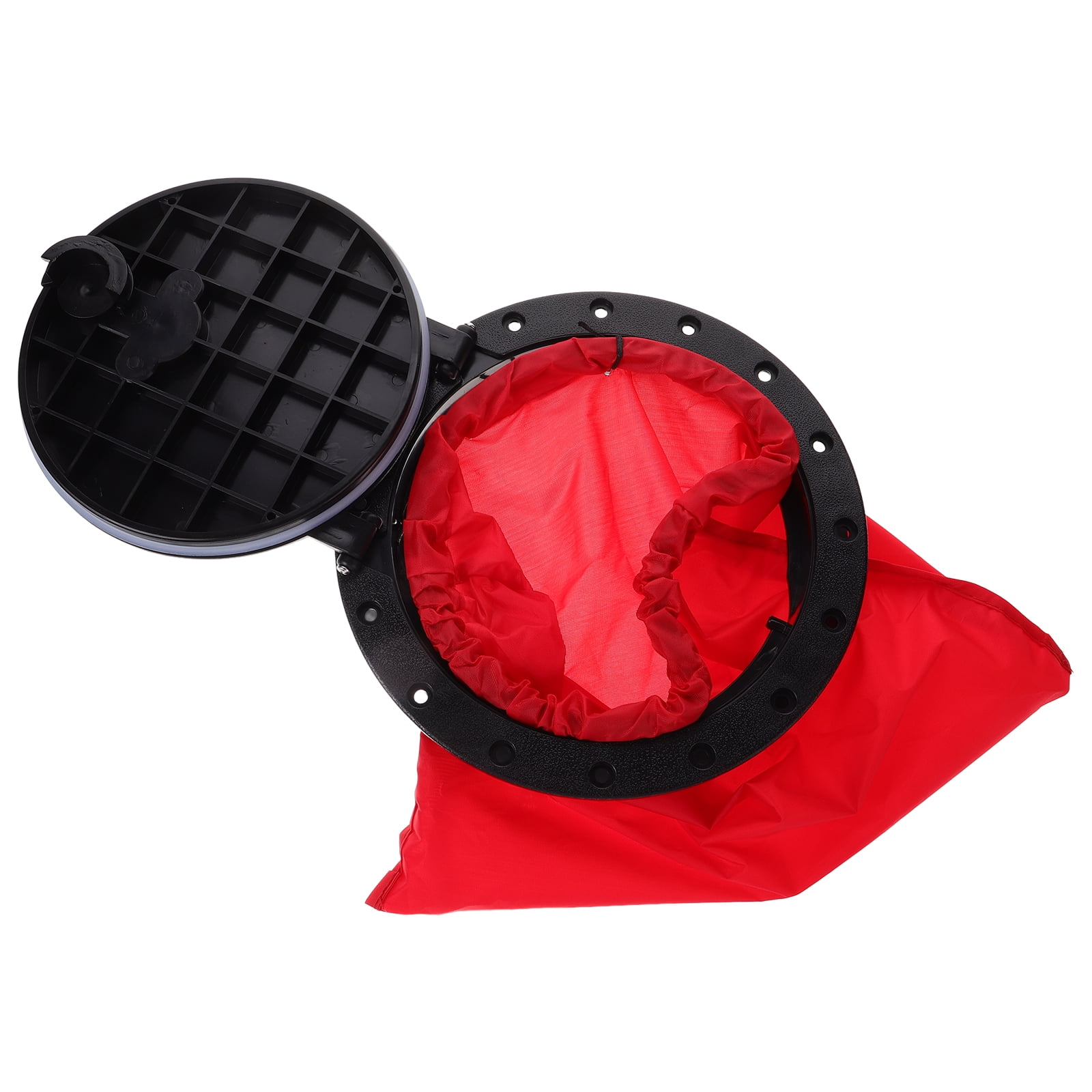 Kayak Hatch Cover 8 Inch Circular Non Slip Inspection Hatch Detachable Cover Deck Plates With Storage Bag For Marine Boat Kayak Canoe Rowing Supplies