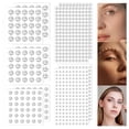 thumbnail image 3 of Washranp 2023Pcs Faux Pearl Stickers Self Adhesive,3D White Plastic Pearl Nail Art Charms Half Round Decorations for Face Nail Hair Phone Art Craft, 3 of 8