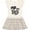 Natural with Stripes, variant on Inktastic I Love My Dad Girls Toddler Dress
