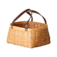 thumbnail image 2 of Woven Farmhouse Kitchen Pantry Food Storage Organizer Basket Bin - for Cabinets, Cupboards, Shelves, Countertops - Holds Potatoes, Onions, Fruit, 2 of 9