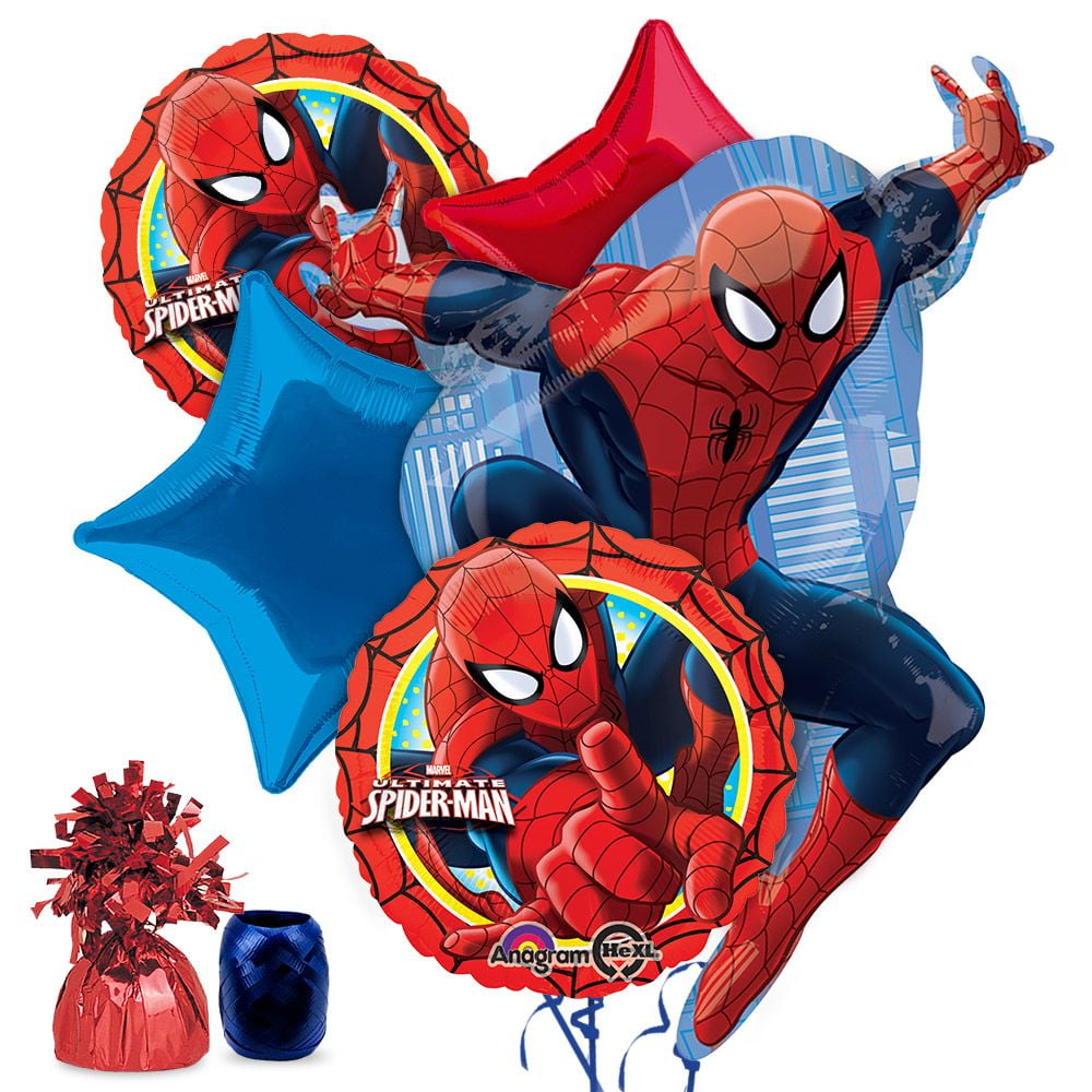 Spiderman Party Balloon Kit - Party Supplies - Walmart.com ... Spiderman Party Balloon Kit - Party Supplies - Walmart.com ...