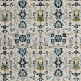 thumbnail image 6 of SAFAVIEH Madison Julian Floral Bordered Area Rug, Ivory/Navy, 9' x 12', 6 of 7