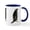 White/Navy Inside, variant on CafePress - Gentoo Penguin Mug - 11 oz Ceramic Mug - Novelty Coffee Tea Cup
