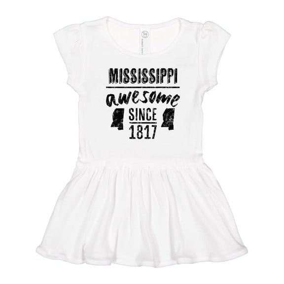 Inktastic Mississippi Awesome Since 1836 Girls Toddler Dress