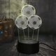 thumbnail image 2 of 3d Illusion Lamp Led Night Light With 7 Colors Flashing & Touch Switch Usb Powered Bedroom Desk Lamp For Kids Gifts Home Decoration, 2 of 3