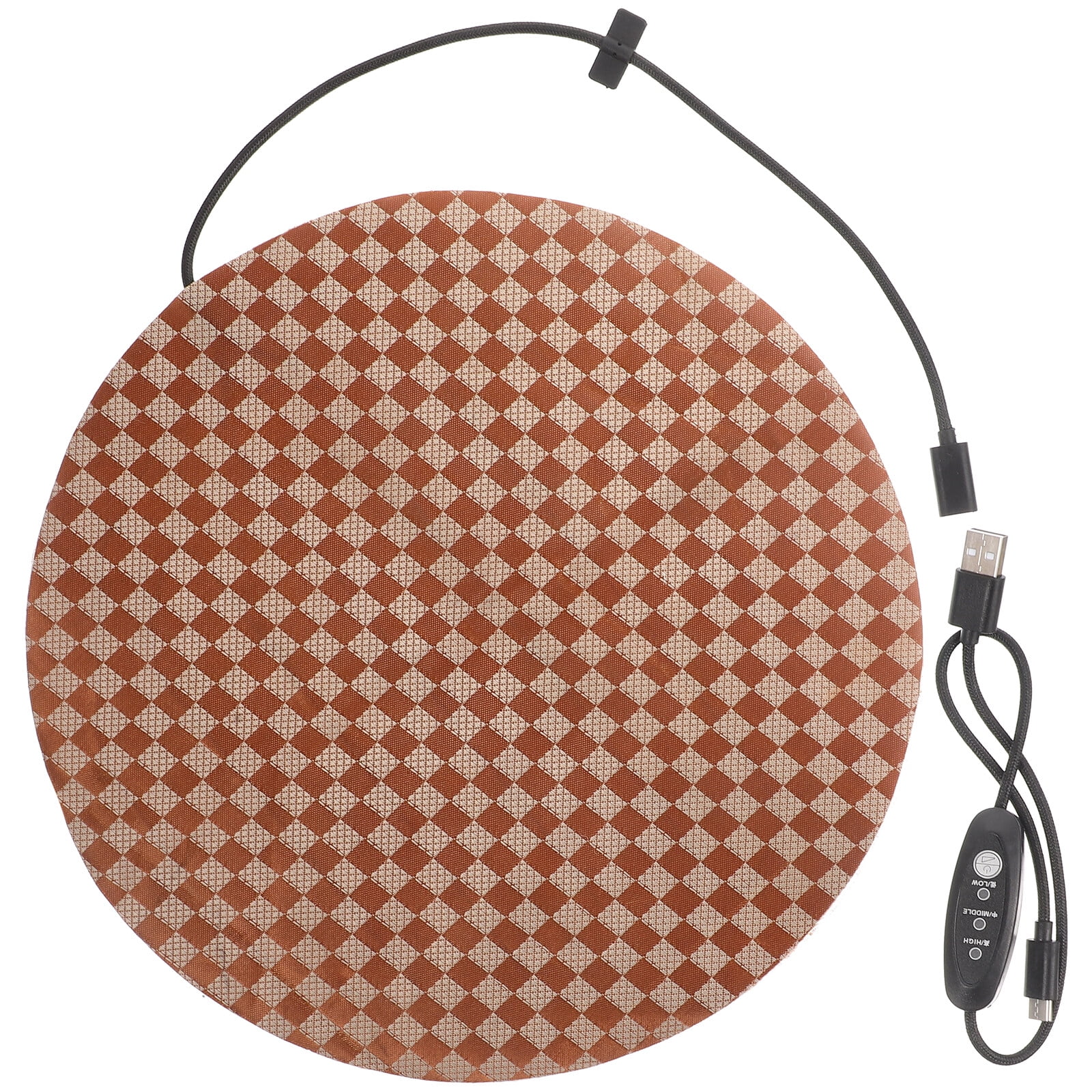 Reptile Heating Pad Round Reptile Pets Heated Mat Reusable Warming Mat