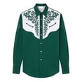 thumbnail image 4 of AWZXDE Hauts d'Été pour Ados Mode d'Été Chemise à Imprimé à Manches Longues pour Garçons, 4 of 4