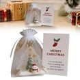 thumbnail image 1 of Christmas Decorations Event & Party Merry Christmas Cards Christmas Inspirational Cards With Tree Snowman Table Decor Cute Snowman Pocket Hug Xmas Little Pocket Hug Appreciation Present For Family, 1 of 9