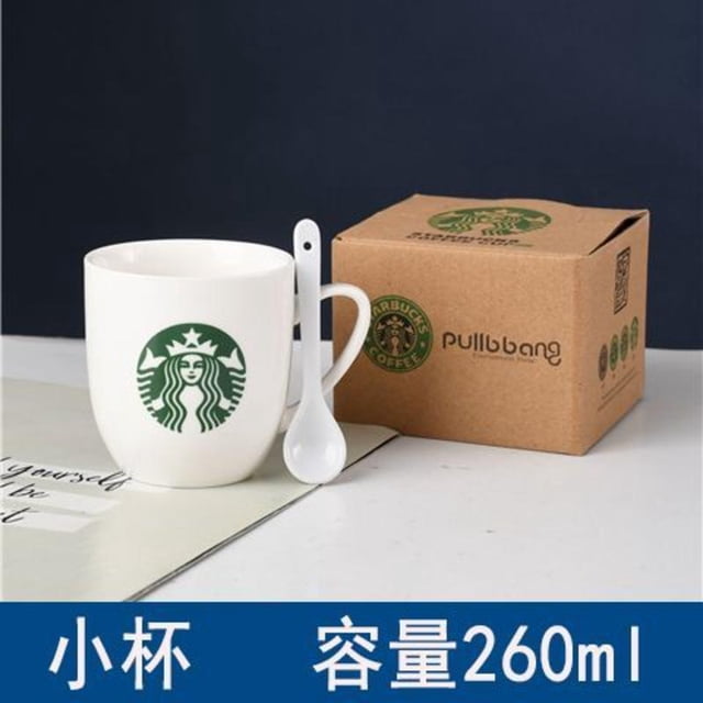 Taza Con Tapa Cuchara Nordic Starbucks Ruika De Café Francesa Agua Hogar Marrón Hombres Mujeres Tendencia