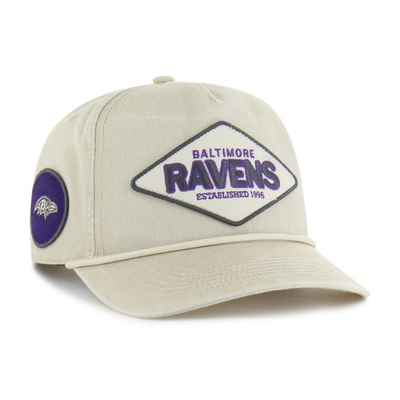 Men's '47 Khaki Baltimore Ravens Cairn Hitch Adjustable Hat