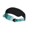 thumbnail image 2 of Daiia Teal Color Pattern Sport Sun Visor Hats Visor Cap Adjustable Empty Top Baseball Cap Cotton Ball Caps for Women and Men, 2 of 7