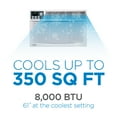 thumbnail image 3 of 8,000 BTU Electronic Window Air Conditioner With Remote, 3 of 10