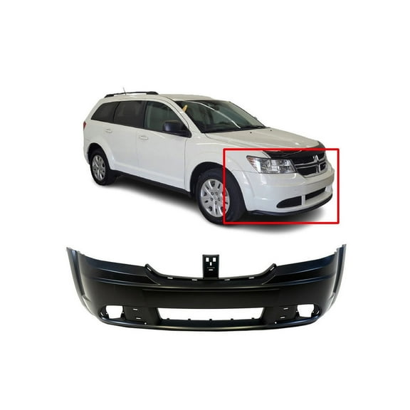 DCP Front Bumper Cover For 2009-2010 Dodge Journey Primed 68034169AD CH1000943