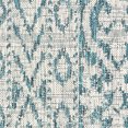 thumbnail image 2 of LR Home Victoria 2' x 3' Blue/Gray Trellis Indoor/Outdoor Area Rug, 2 of 8