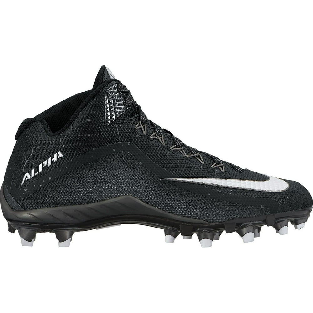 Nike nk719927 010 11.5 Mens Alpha Pro 2 3/4TD Football Cleats (Black