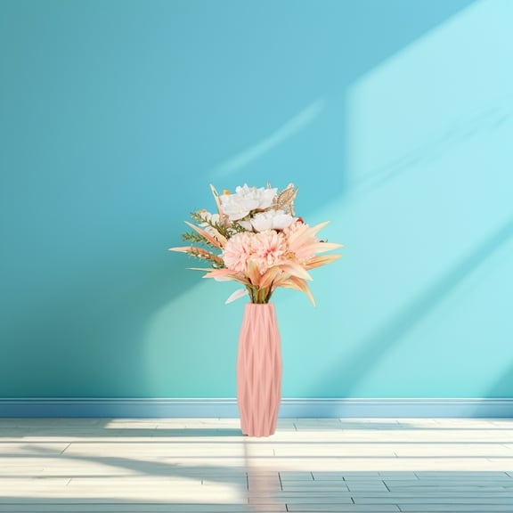 WHAMVOX  Pink Decor Vase Home Ornament Premium PP Material