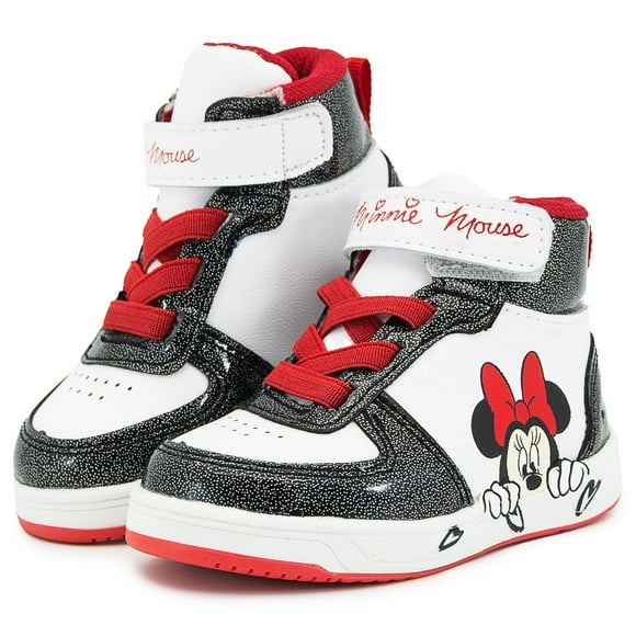 Tenis Bota Tropicana Para Niña Minnie Mouse Velcro Blanco blanco 12.5