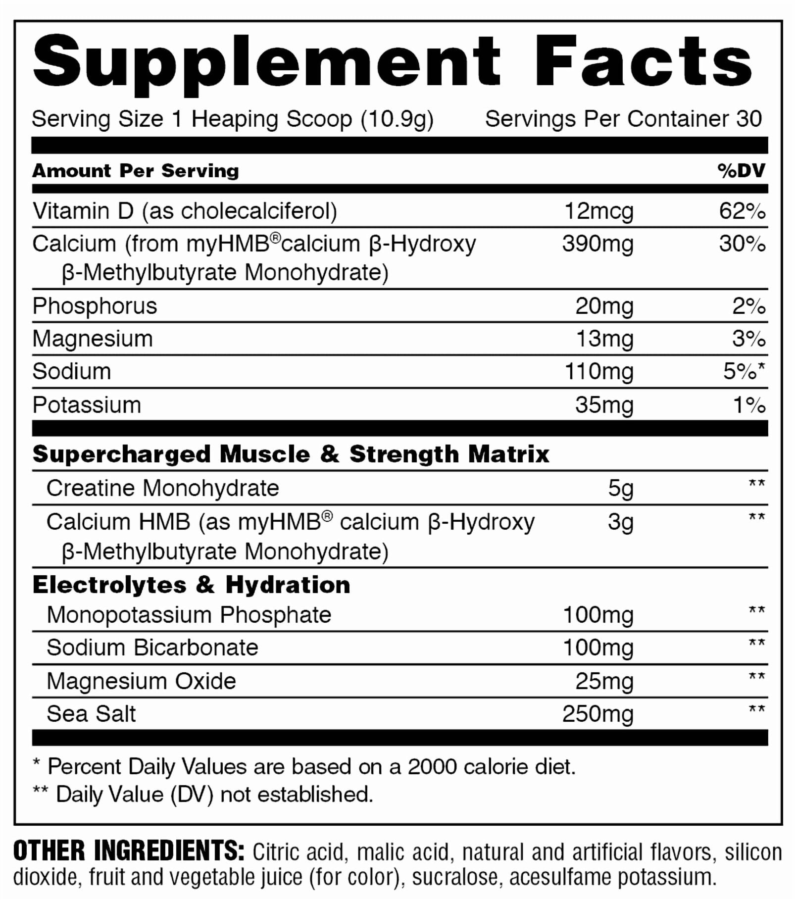 Animal Creatine HMB Powder – 5g Creatine + 3g myHMB with Electrolytes for Lean Muscle, Recovery & Daily Energy – Dragon Berry Flavor, 30 Servings