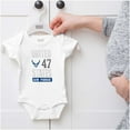 thumbnail image 5 of US Air Force United States Wings Logo Romper Boys or Girls Infant Baby Brisco Brands 12M, 5 of 6