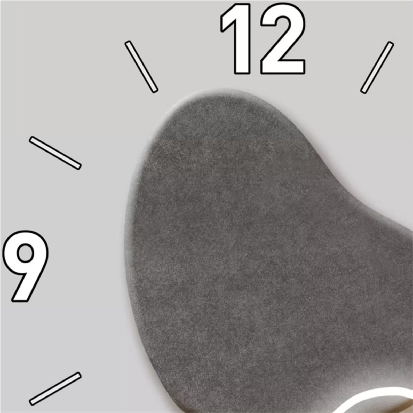 Creative Clock Wall Lamp, Modern Double Sided Corner Clock, Modern Wall Decor for Bedroom, Living Room