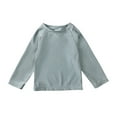 thumbnail image 4 of MIASHUI Boys Swimsuit Rash Guard Bathing Suit Toddler Girls Swim Trunk with Swimming Cap,Blue,12-24 Months, 4 of 9