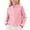 Pink, variant on Swuxness Toddler Zip-Up Fall Jackets Long Sleeve Solid Color Fashion Mid-Length Windbreaker Coat