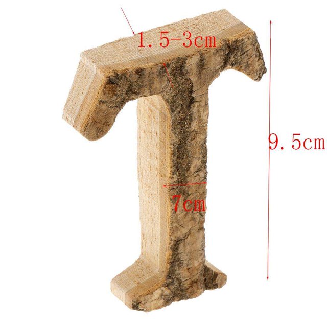 ziyahi Handcraved Wooden Letters Door Numbers Alphabet Letter Floating Adress Name T