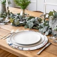 thumbnail image 2 of Spring Floral Round 15 Inch Placemats Set of 4, Watercolor Flower Butterflies Birds Plant HeatResistant Non Slip Place Mats for Dining Table, Wipeable Braided Kitchen Table Mats for Housewarming, 2 of 9
