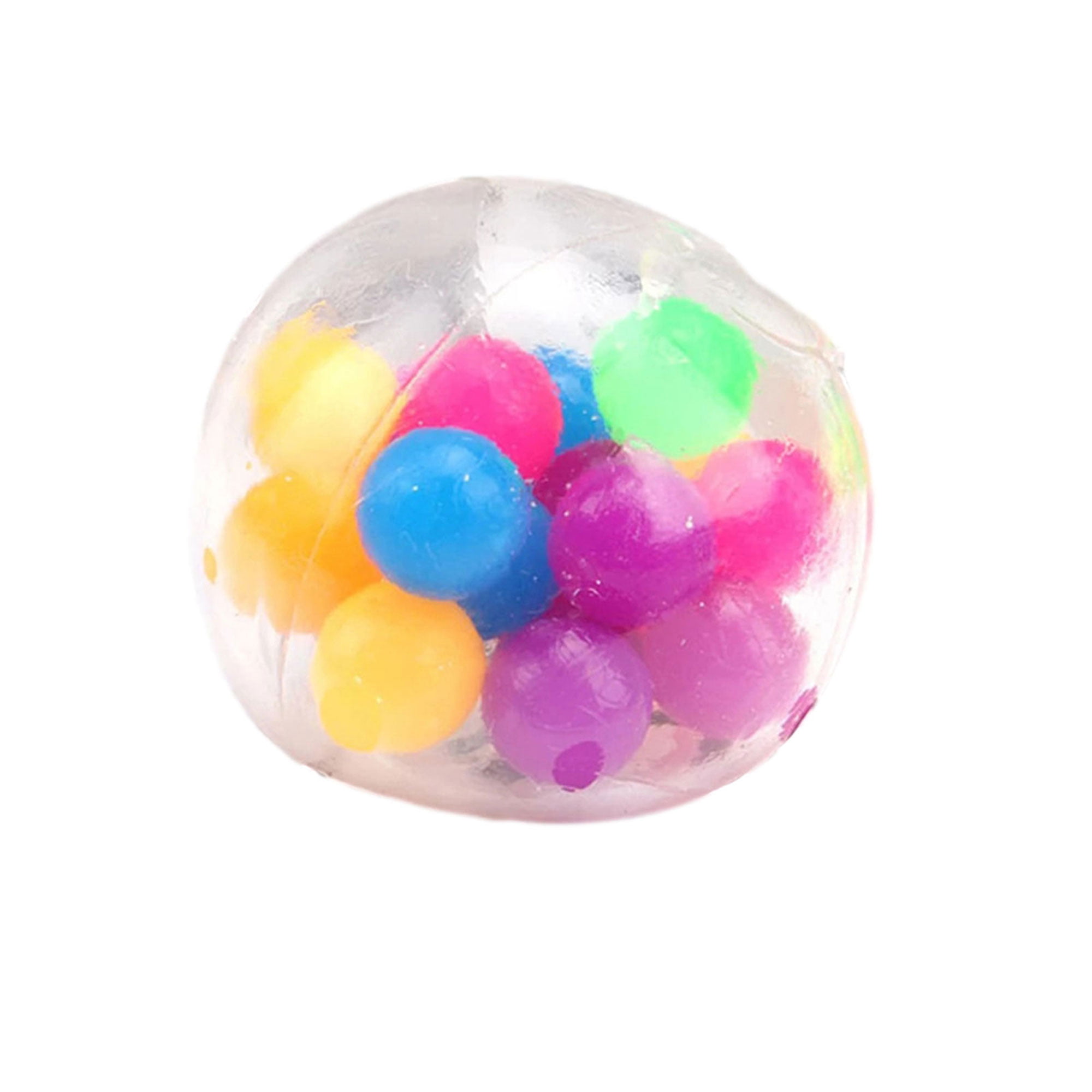 2X Anxiety Reliever UK Peach & DNA Stress Ball Fidget Sensory Toys Squeeze Ball 