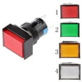 thumbnail image 4 of Interruptor de botón pulsador de resorte cuadrado momentáneo DC 12V 16m luz LED rojo Zulema interruptor de botón, 4 of 7