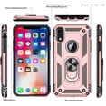 thumbnail image 6 of 3in1 Case Bundle for Apple iPhone XR Heavy Duty Case with Built-in Kickstand, Dual Layer Protection with 2 Clear Screen Protectors, Sturdy Case for Apple iPhone XR, Pink, 6 of 7