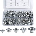 thumbnail image 1 of 90Pcs Galvanized Four Claws Nuts for Wood Furnitureblind Insert Nutsjaw Nuts, 1 of 8