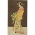 thumbnail image 2 of Chōbunsai Eishi 15x24 Black Ornate Framed Double Matted Museum Art Print Titled: A Selection of Beauty from the Pleasure Quarters, 2 of 5