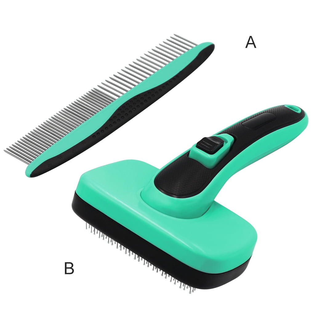 Han Shi Stainless Steel Pet Grooming Comb Cats Dogs Comb for Removeing Tangles and Knots Home Pet Cleaning Brush Kit Han Shi Stainless Steel Pet Grooming Comb Cats Dogs Comb for Removeing Tangles and Knots Home Pet Cleaning Brush Kit